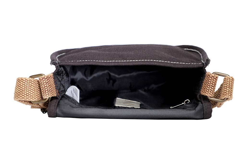 Canvas Purse for Women | Casual Crossbody Sling Bag with Boho Printed Flap, Adjustable Straps, Zipped Pocket & Inner Lining | Suitable for College & Travel