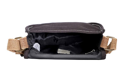 Canvas Purse for Women | Casual Crossbody Sling Bag with Boho Printed Flap, Adjustable Straps, Zipped Pocket & Inner Lining | Suitable for College & Travel