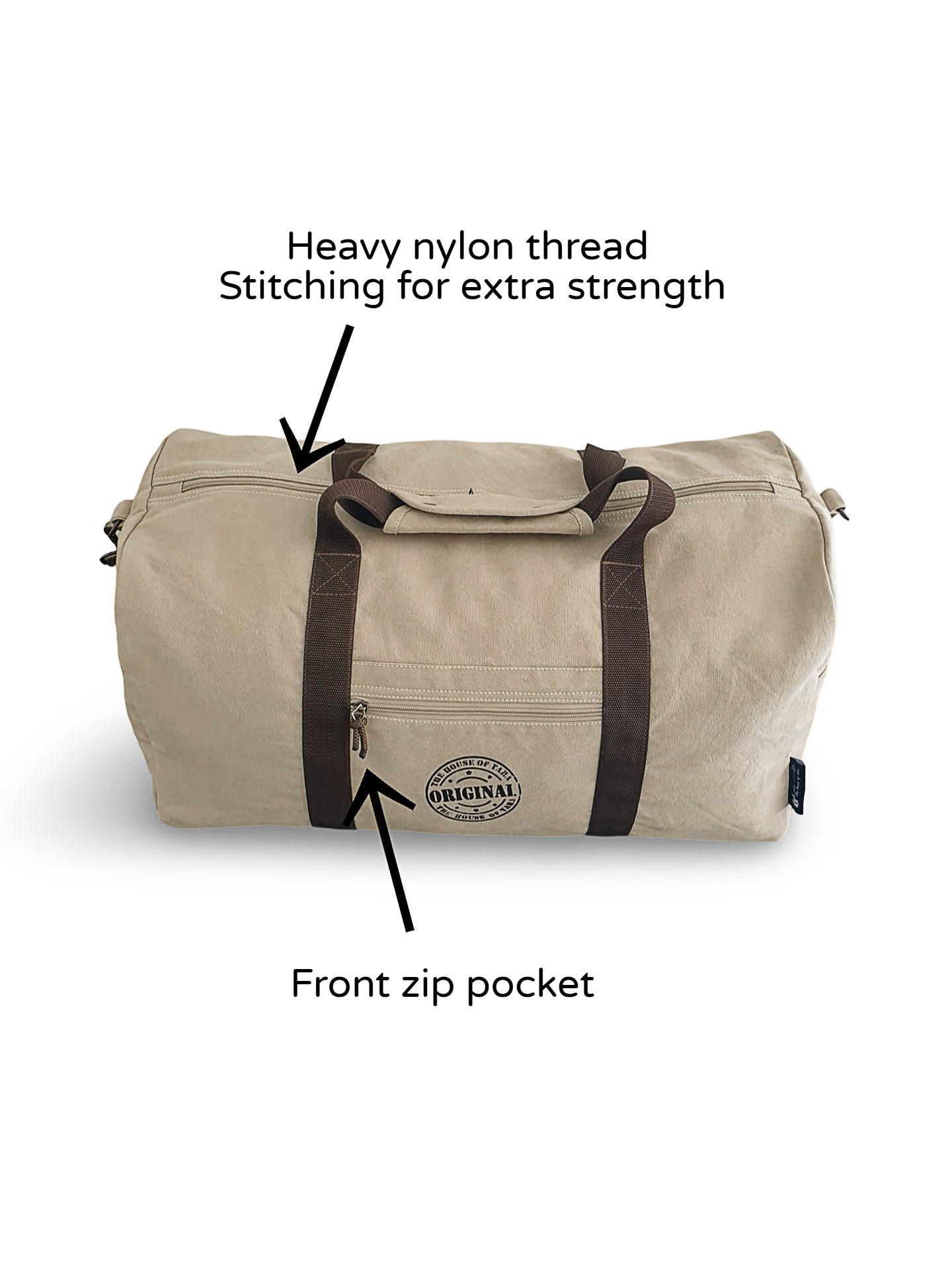 Canvas Travel Duffle Bag | 53 litres | Sports Duffel | Gym Bags | for Men and Women | 100% Cotton Lining | Detachable Broad Strap | Airline Carry-On Luggage | Oversize |