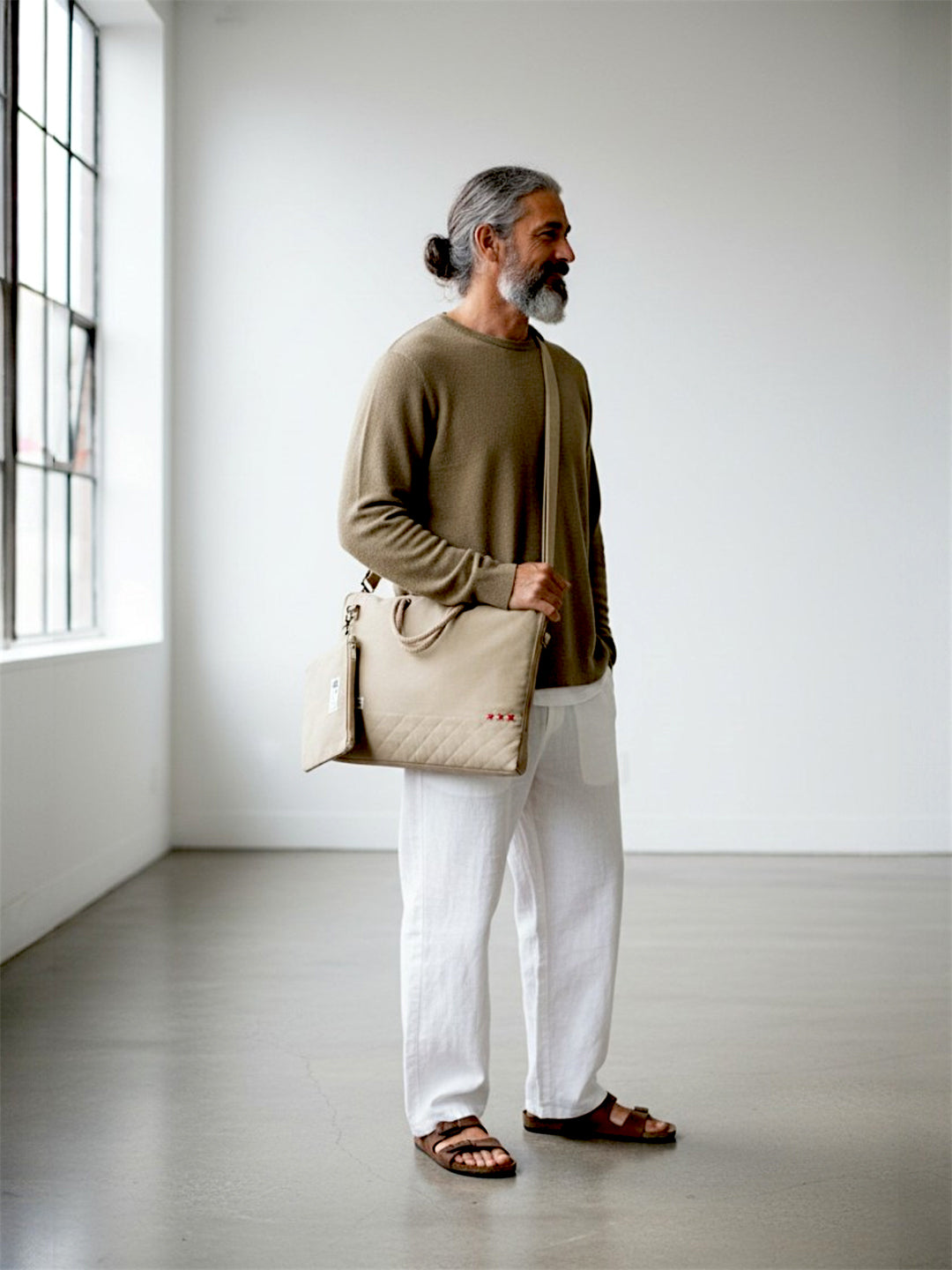Unisex Messenger Bags | Laptop Messenger Bag made with Canvas | Fits upto 15.6 Inches Laptop/MacBook | Comes with Detachable Zip Pouch | Crossbody Sling Bag For Men Women