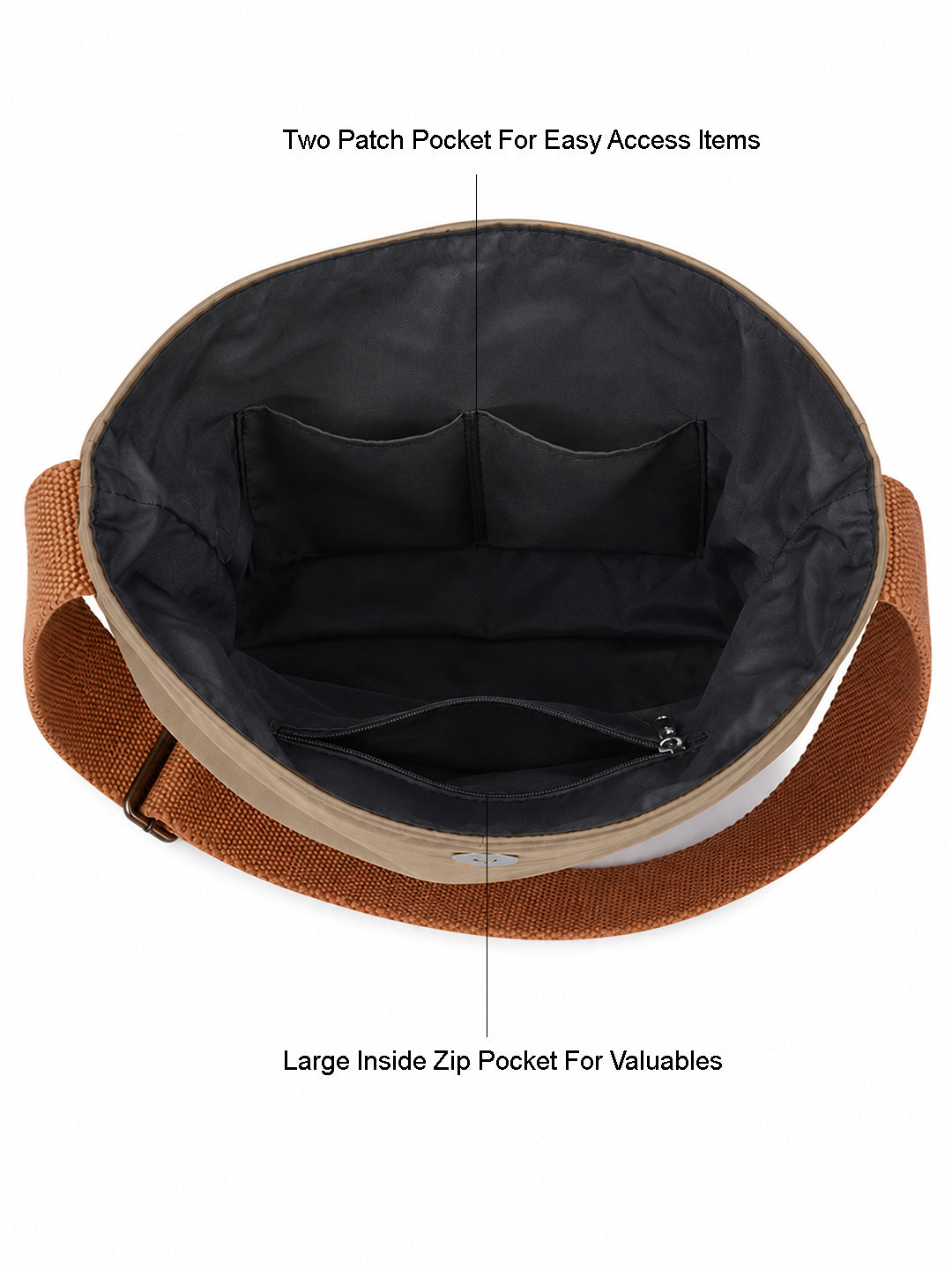 Sturdy Cotton Canvas Messenger Bags for Men and Women | With two Magnetic Snap Buttons Flap Closure, Adjustable Body Strap & Multiutility Lobster Hook