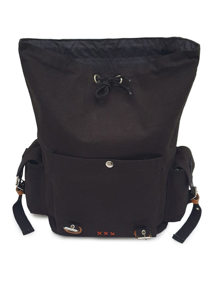 Canvas Backpack for Men & Women 23 Liters | Casual Bags With  Inner Lining, 4 External & 2 Internal Pockets & Adjustable straps | Suitable for Office & College