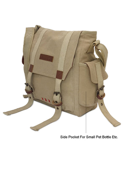 Denim Cotton Canvas Sling Messenger Bag for Men and Women I Multipurpose Crossbody Bag I Travel Bag with Adjustable Strap | Unisex Sling Bag Crossbody Handbag for Office/Travel