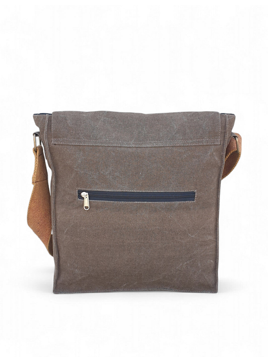 Sturdy Cotton Canvas Messenger Bags for Men and Women | With two Magnetic Snap Buttons Flap Closure, Adjustable Body Strap & Multiutility Lobster Hook