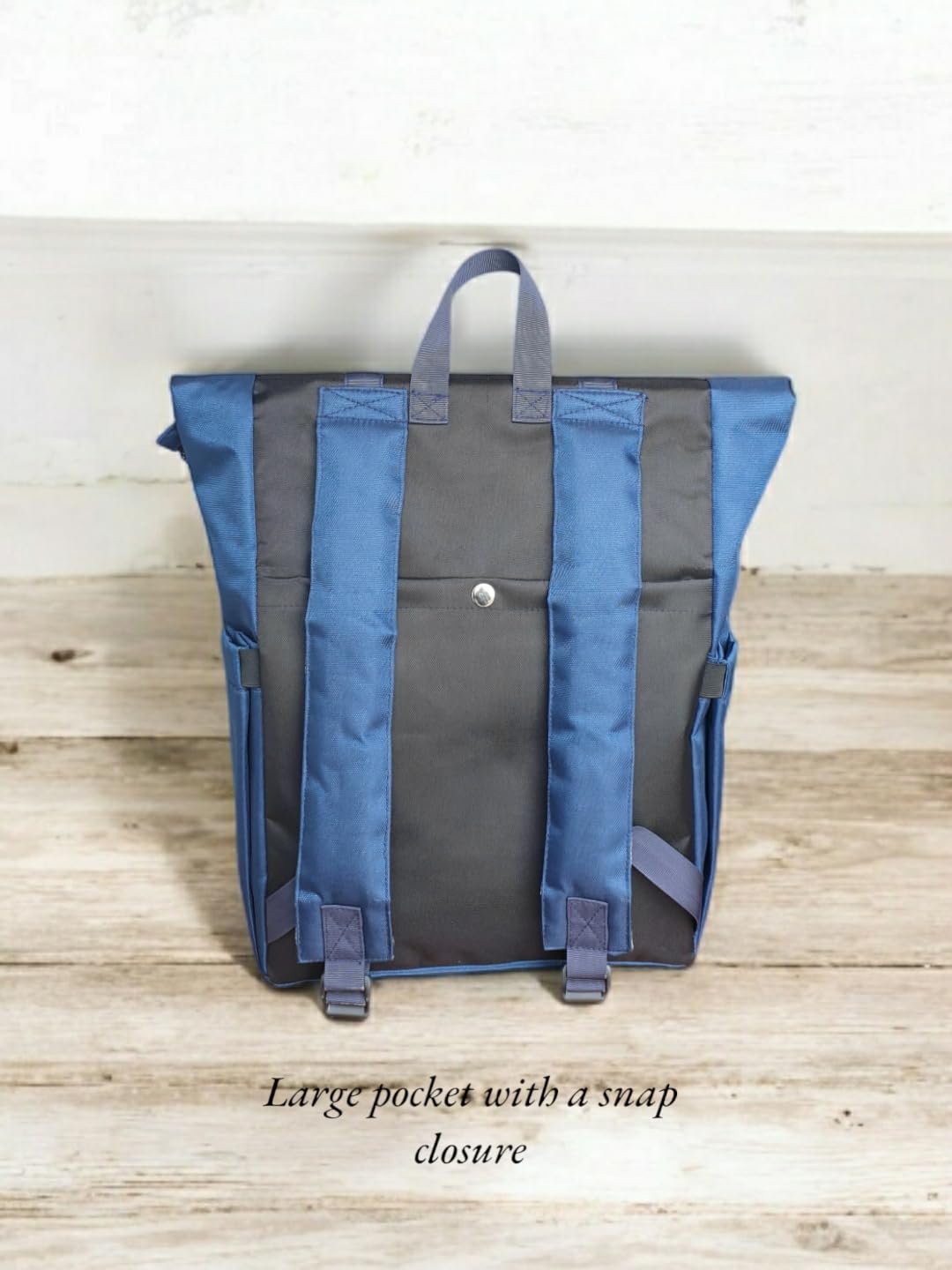 The House of tara Waterproof Laptop Backpack for Men & Women | 16 Litres | For Office, College, Travel & Hiking | 15.6 inch Laptop Compatible (Navy Blue)