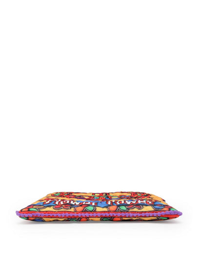 The House Of Tara Laptop Slipcase | Compatible with Upto 15.6 inch MacBook/Laptops | Multicolor Design Printed Fabric | Waterproof | Embellished with Colorful Tassels & Trims | Unisex (Multicolor 11)