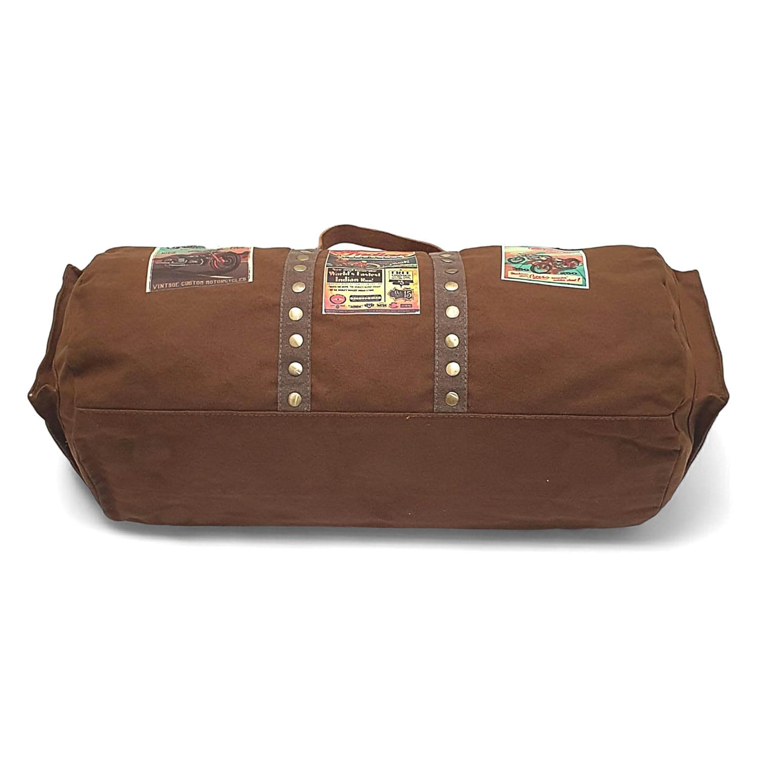 The House of Tara Canvas Travel Duffle Bag 25 litres | Sports Duffel | for Men and Women | Adjustable Broad Strap | Gym Bag | Airline Carry On Luggage | Quick Access Pockets | Khaki