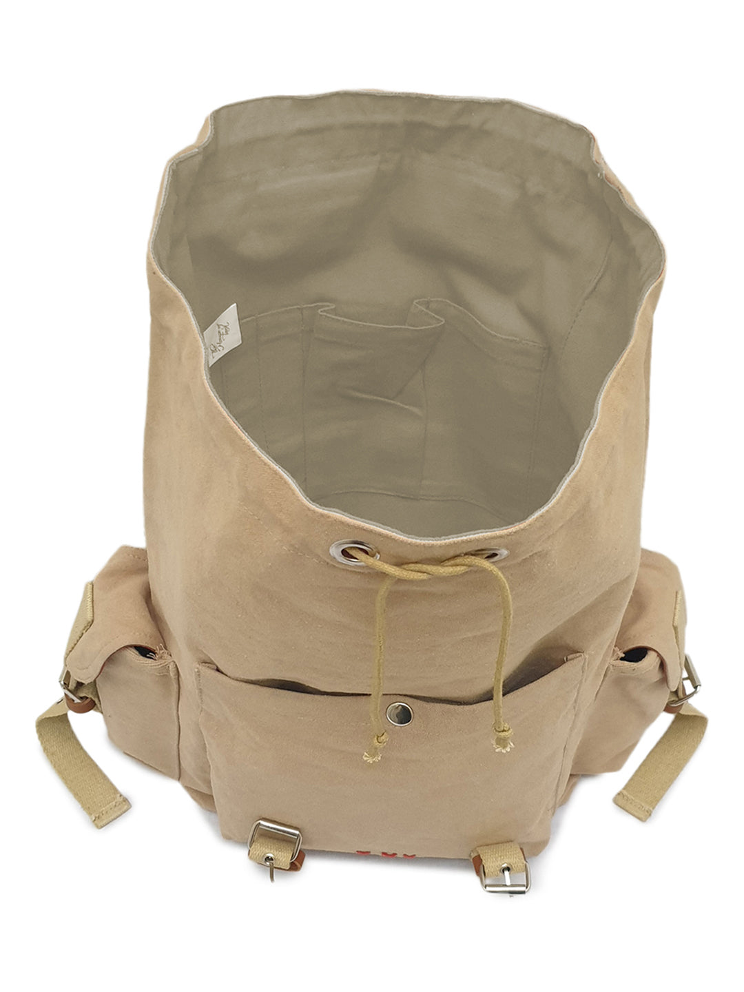 Canvas Backpack for Men and Women 23L | Casual Cotton Bag With  Inner Lining, 4 External & 3 Internal Pockets | Backpacks Suitable for College, Travel & Hiking