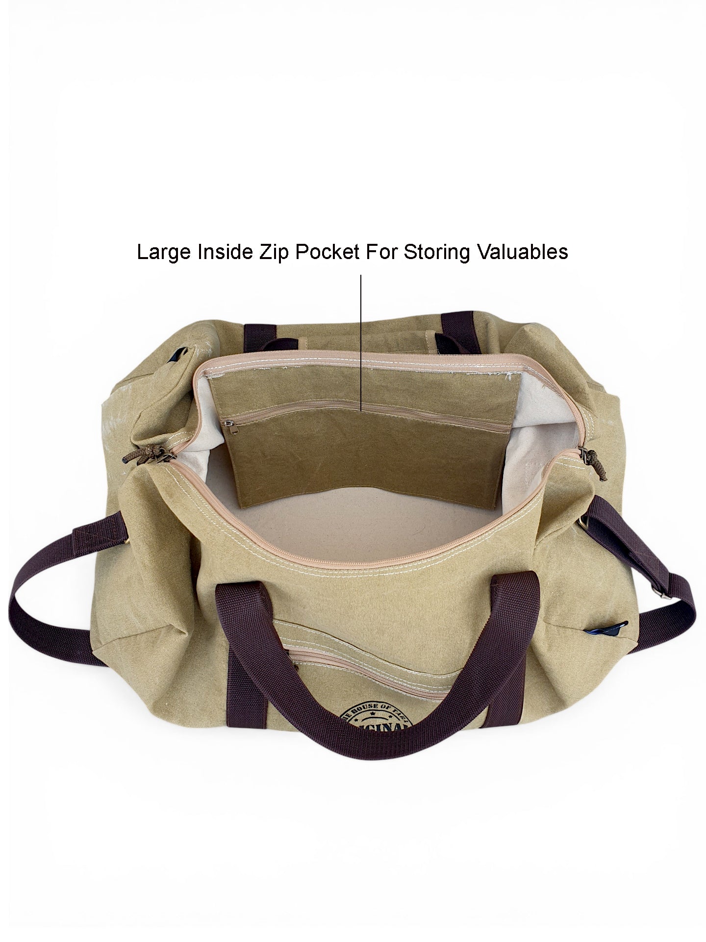 Canvas Travel Duffle Bag | 53 litres | Sports Duffel | Gym Bags | for Men and Women | 100% Cotton Lining | Detachable Broad Strap | Airline Carry-On Luggage | Oversize |