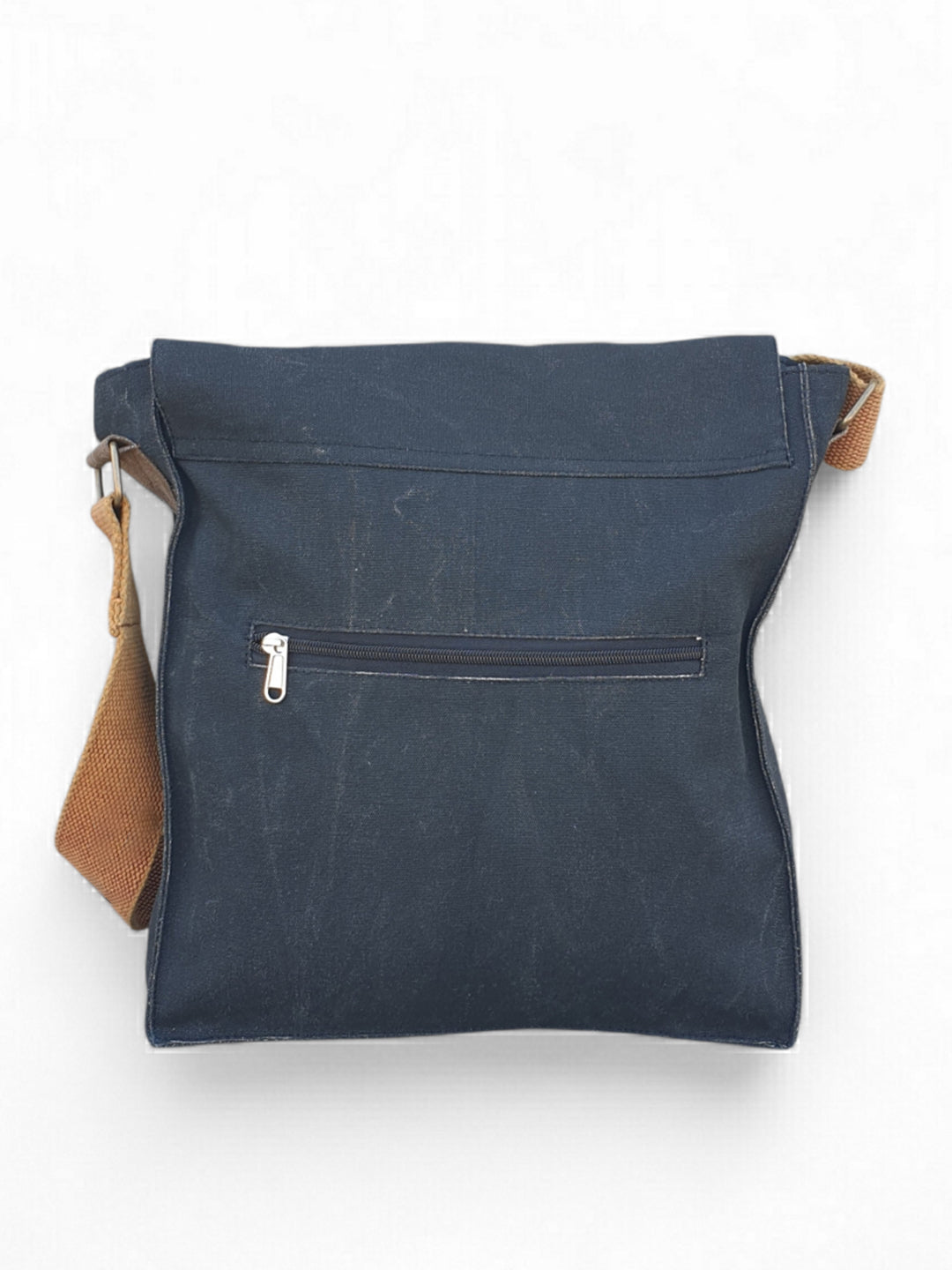 Sturdy Cotton Canvas Messenger Bags for Men and Women | With two Magnetic Snap Buttons Flap Closure, Adjustable Body Strap & Multiutility Lobster Hook