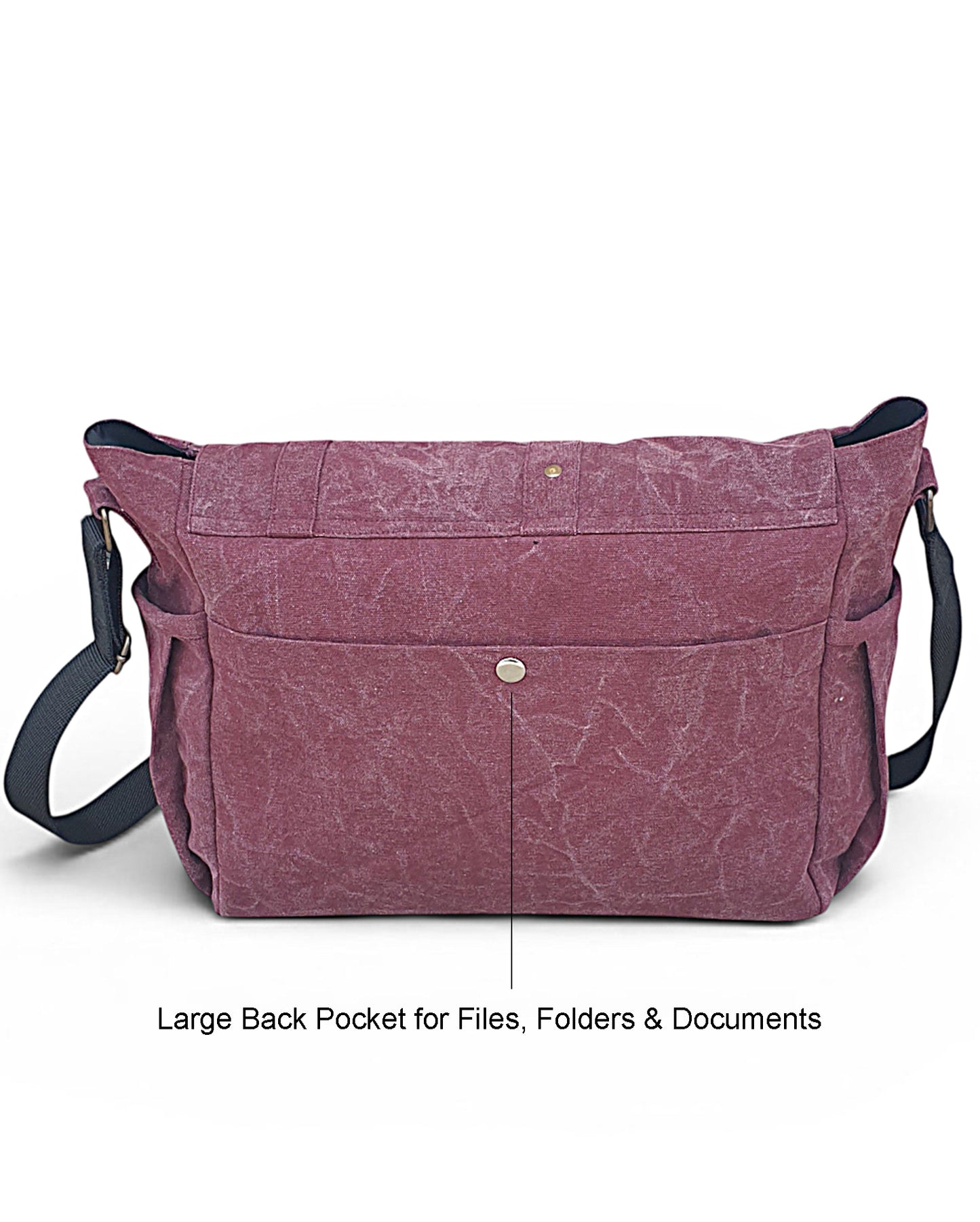 Distress Finish Sturdy Cotton Canvas Messenger Bags for Men and Women | Zip Closure, Adjustable Body Strap I Crossbody Sling | External Zip Pockets