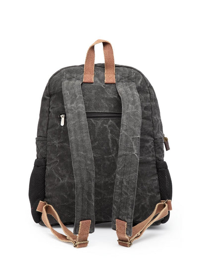 Canvas Laptop Backpack for Men & Women 16 Liters | Casual Bag with Waterproof Inner Lining & Laptop Compartment (fits up to 15.6 Inch) | Suitable for College & Travel