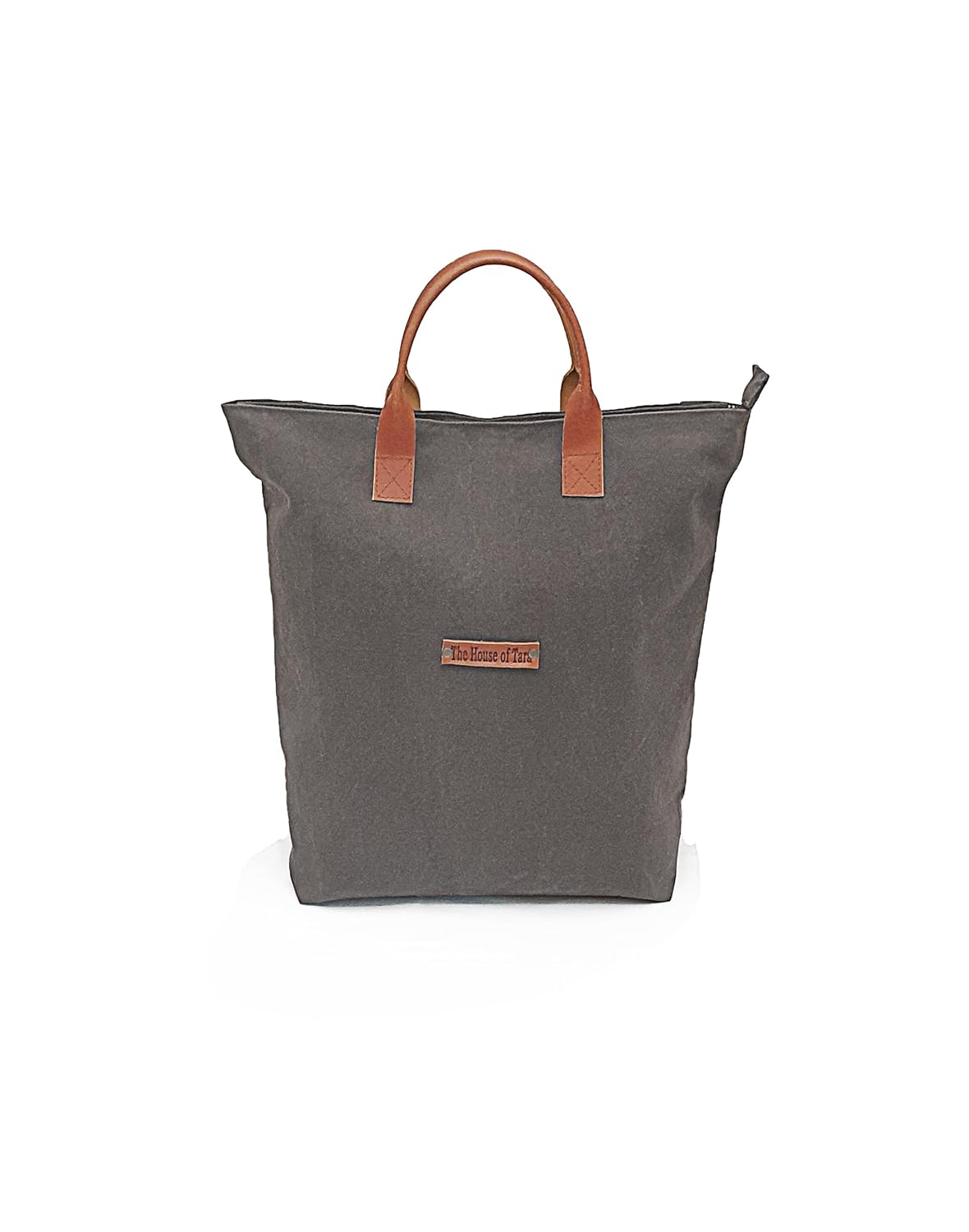 The House of tara Convertible Canvas Backpack for Men and Women 15 L | Casual Bag With Laptop Compartment (Upto 14 Inch), Inside Patch Pockets & Grab Handle | Suitable for Office & College