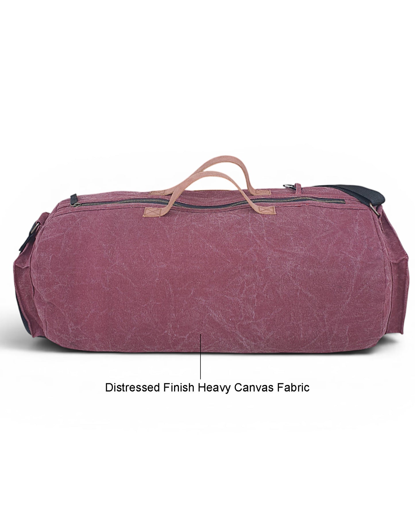 Canvas Travel Duffle Bag | 25 litres | Sports Duffel | Gym Bags | for Men and Women | Adjustable Broad Strap | Airline Carry-On Luggage | Quick Access Pockets |