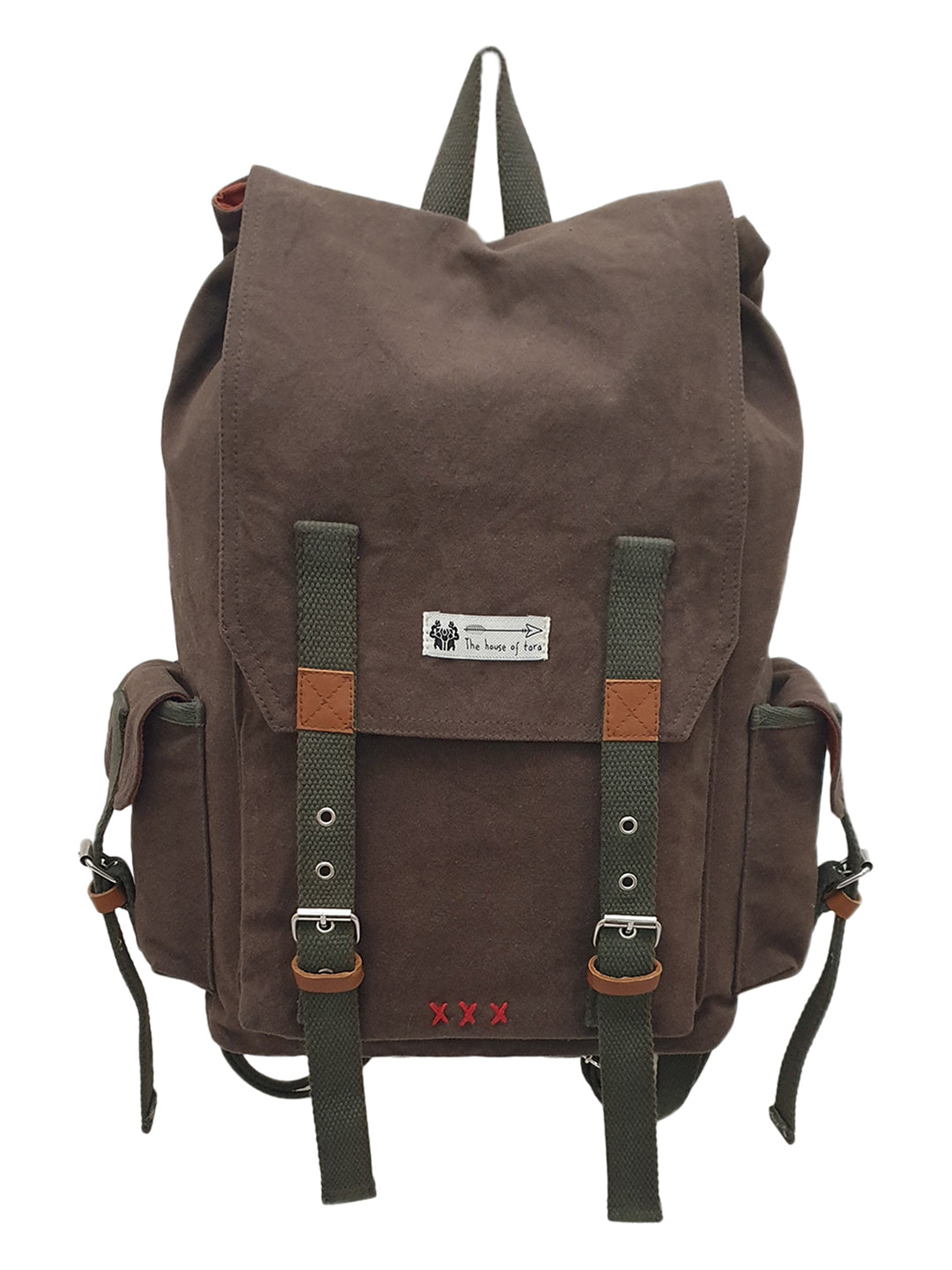 Canvas Backpack for Men and Women 23L | Casual Cotton Bag With  Inner Lining, 4 External & 3 Internal Pockets | Backpacks Suitable for College, Travel & Hiking