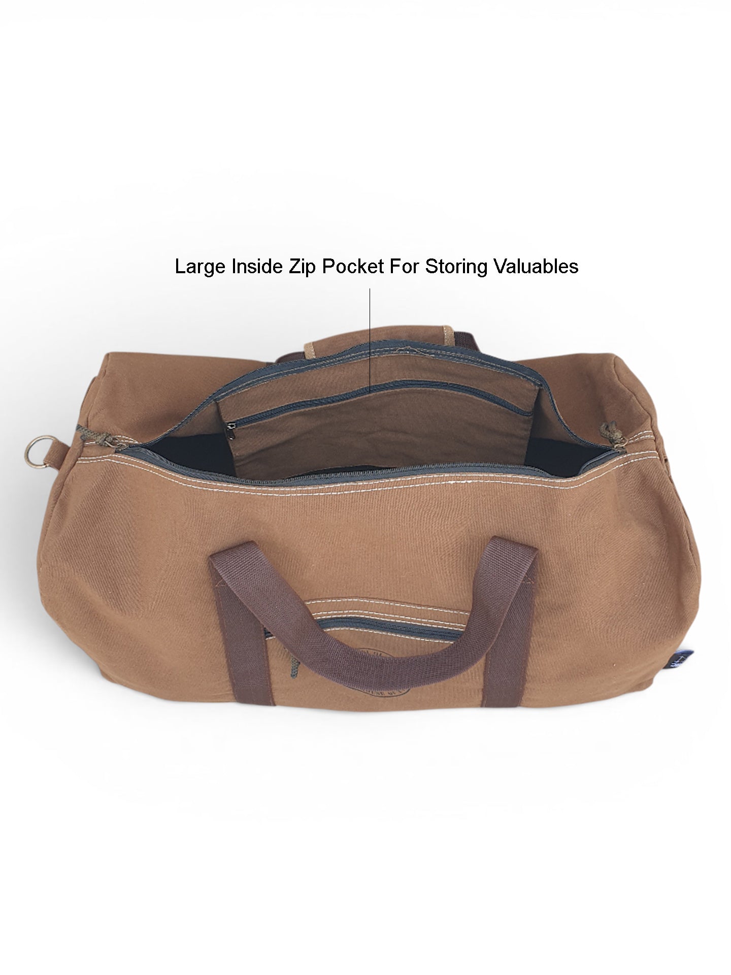 Canvas Travel Duffle Bag | 53 litres | Sports Duffel | Gym Bags | for Men and Women | 100% Cotton Lining | Detachable Broad Strap | Airline Carry-On Luggage | Oversize |