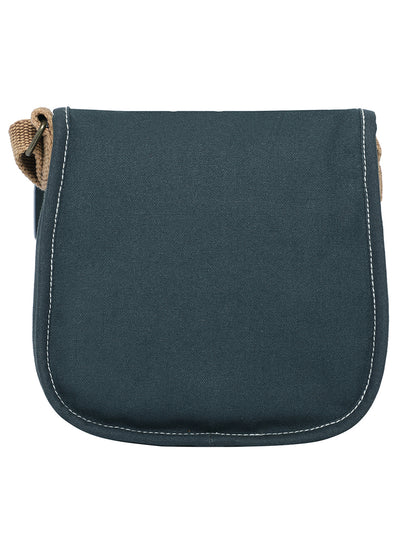 Canvas Purse for Women | Casual Crossbody Sling Bag with Boho Printed Flap, Adjustable Straps, Zipped Pocket & Inner Lining | Suitable for College & Travel