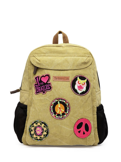 Canvas Laptop Backpack for Men & Women 16 Liters | Casual Bag with Waterproof Inner Lining & Laptop Compartment (fits up to 15.6 Inch) | Suitable for College & Travel