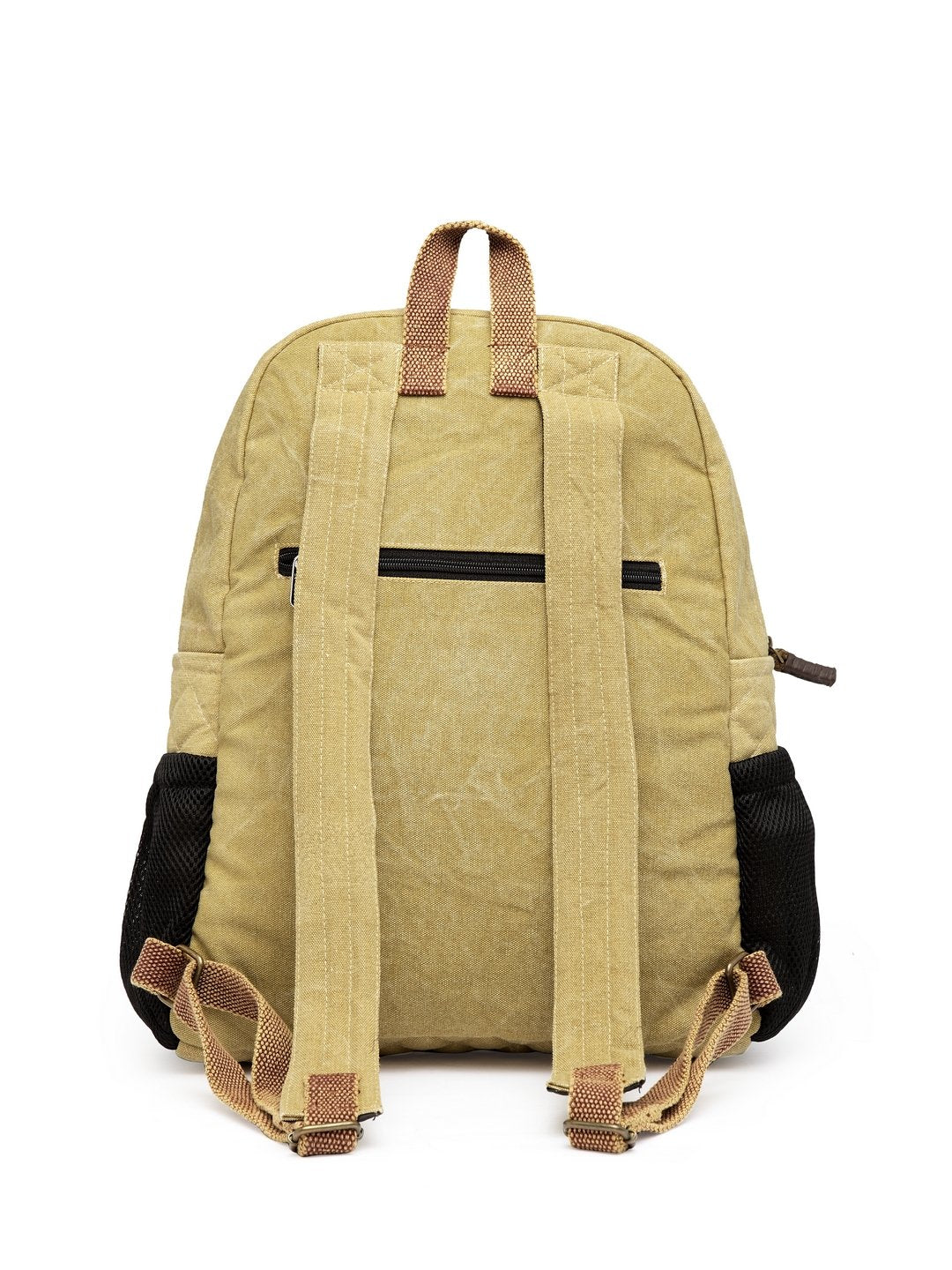Canvas Laptop Backpack for Men & Women 16 Liters | Casual Bag with Waterproof Inner Lining & Laptop Compartment (fits up to 15.6 Inch) | Suitable for College & Travel