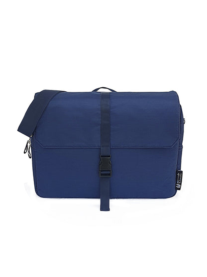 Laptop Messenger Bag | With Trolley & Detachable Shoulder Strap | 2 Zip Compartments & Multiple internal pockets | Lightweight for Travel | Fits UpTo 15.6" Laptop