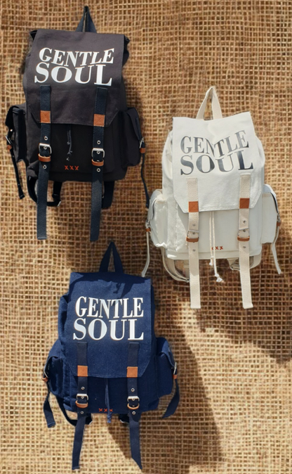 Canvas Backpack for Men & Women 23 Liters | Casual Bags With  Inner Lining, 4 External & 2 Internal Pockets & Adjustable straps | Suitable for Office & College