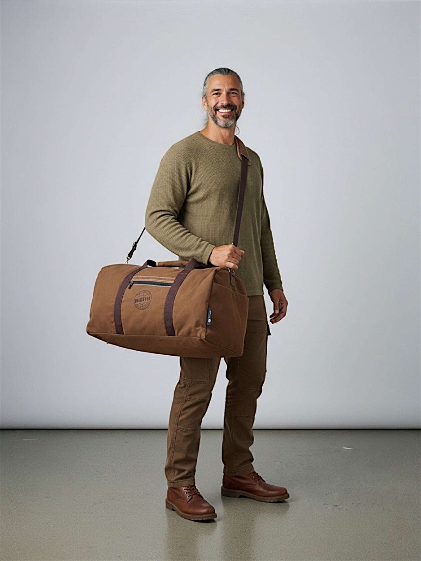 Canvas Travel Duffle Bag | 53 litres | Sports Duffel | Gym Bags | for Men and Women | 100% Cotton Lining | Detachable Broad Strap | Airline Carry-On Luggage | Oversize |