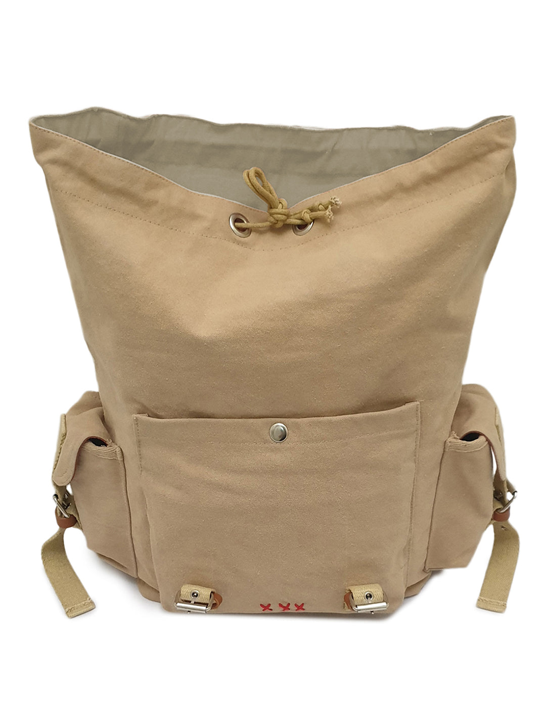 Canvas Backpack for Men and Women 23L | Casual Cotton Bag With  Inner Lining, 4 External & 3 Internal Pockets | Backpacks Suitable for College, Travel & Hiking