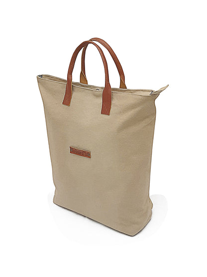 Convertible Canvas Backpack for Men and Women 15 L | Casual Bag With Laptop Compartment (Upto 14 Inch), Inside Patch Pockets & Grab Handle | Suitable for Office & College