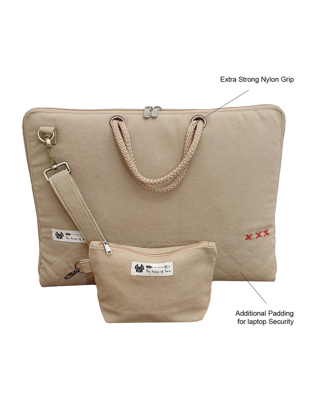 Unisex Messenger Bags | Laptop Messenger Bag made with Canvas | Fits upto 15.6 Inches Laptop/MacBook | Comes with Detachable Zip Pouch | Crossbody Sling Bag For Men Women