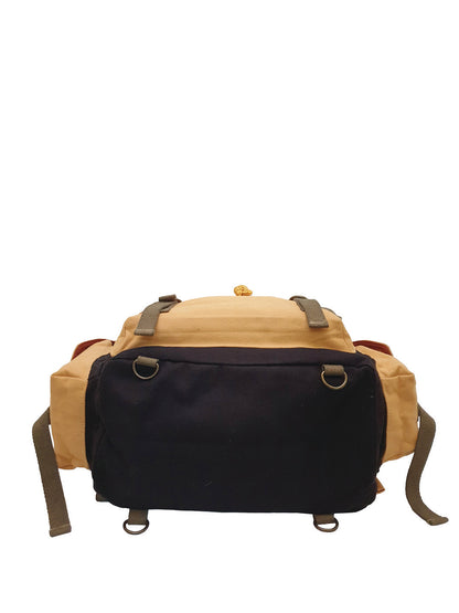 Canvas Backpack for Men and Women 40L | Casual Cotton Bag With  Inner Lining, Padded Laptop Compartment & External Pockets | Suitable for College, Travel & Hiking