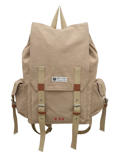 Canvas Backpack for Men and Women 23L | Casual Cotton Bag With  Inner Lining, 4 External & 3 Internal Pockets | Backpacks Suitable for College, Travel & Hiking