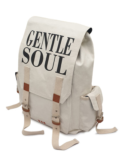 Canvas Backpack for Men & Women 23 Liters | Casual Bags With  Inner Lining, 4 External & 2 Internal Pockets & Adjustable straps | Suitable for Office & College