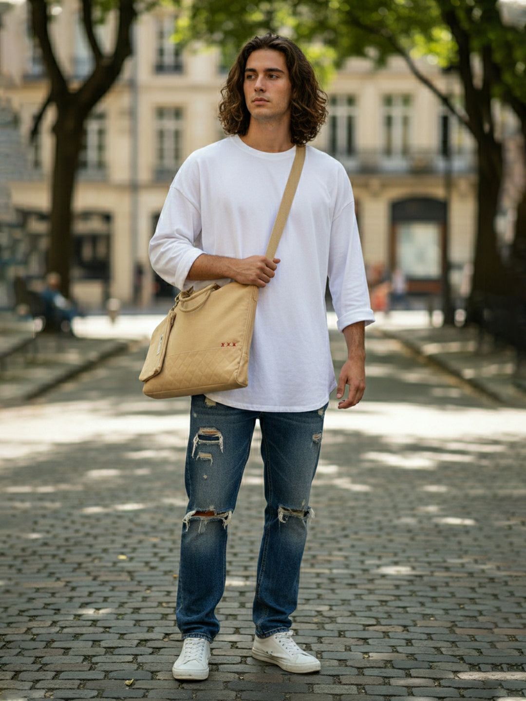 Unisex Messenger Bags | Laptop Messenger Bag made with Canvas | Fits upto 15.6 Inches Laptop/MacBook | Comes with Detachable Zip Pouch | Crossbody Sling Bag For Men Women