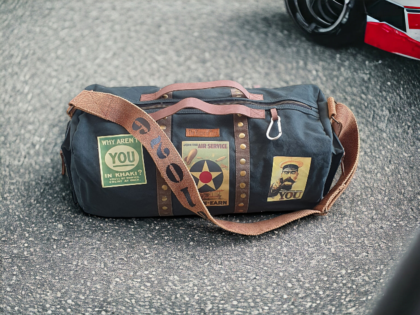 Canvas Travel Duffle Bag 25 litres | Sports Duffel | for Men and Women | Adjustable Broad Strap | Gym Bag | Airline Carry On Luggage | Quick Access Pockets |