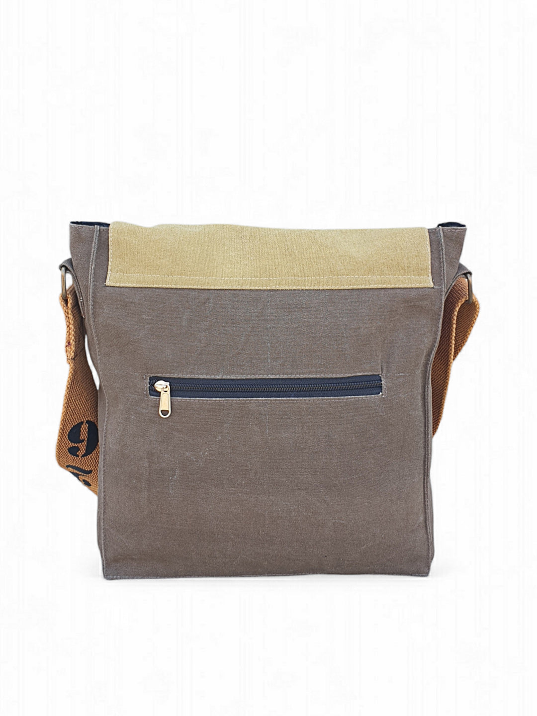 Sturdy Cotton Canvas Messenger Bags for Men and Women | With two Magnetic Snap Buttons Flap Closure, Adjustable Body Strap & Multiutility Lobster Hook