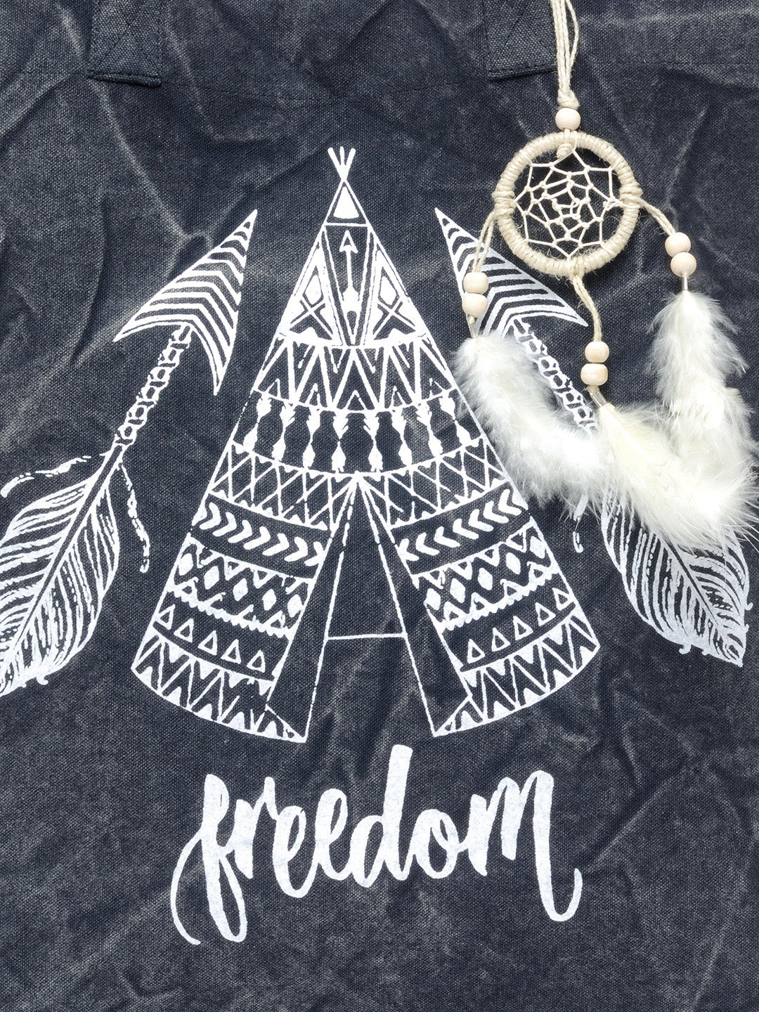 Cotton Canvas Tote Bag | Magnetic Closure & a Safety Pocket | Stylish Shoulder Bag for College & Daily Use | Digital Printed Design | With Tassel | For Women & Girls