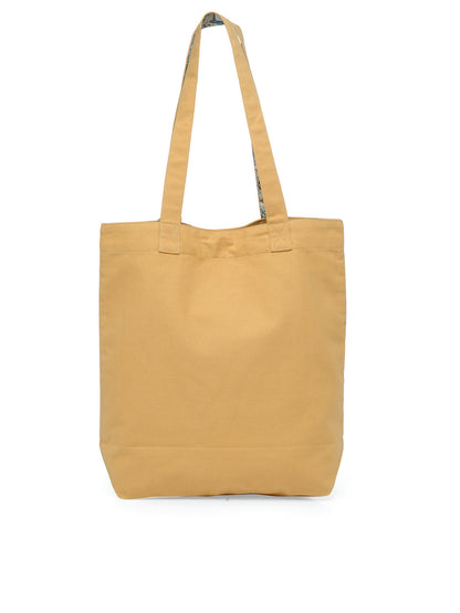 Cotton Canvas Tote Bag | Magnetic Closure & a Safety Pocket | Stylish Shoulder Bag for College & Daily Use | Digital Printed Design | With Tassel | For Women & Girls