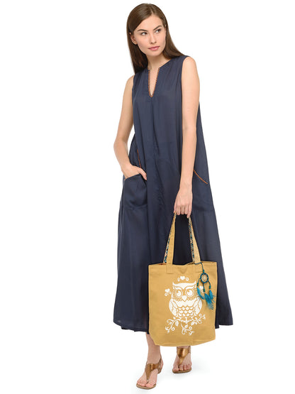 Cotton Canvas Tote Bag | Magnetic Closure & a Safety Pocket | Stylish Shoulder Bag for College & Daily Use | Digital Printed Design | With Tassel | For Women & Girls