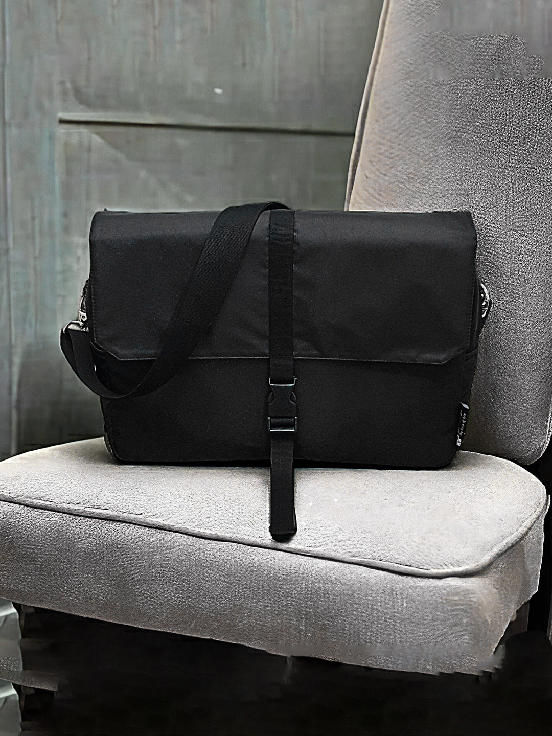 Laptop Messenger Bag | With Trolley & Detachable Shoulder Strap | 2 Zip Compartments & Multiple internal pockets | Lightweight for Travel | Fits UpTo 15.6" Laptop
