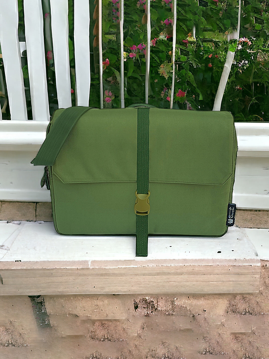 Laptop Messenger Bag | With Trolley & Detachable Shoulder Strap | 2 Zip Compartments & Multiple internal pockets | Lightweight for Travel | Fits UpTo 15.6" Laptop