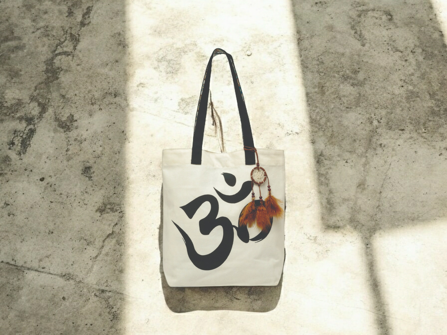 Cotton Canvas Tote Bag | Magnetic Closure & a Safety Pocket | Stylish Shoulder Bag for College & Daily Use | Digital Printed Design | With Tassel | For Women & Girls