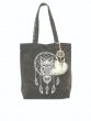 Canvas Printed Casual Tote Handbag - HTT 343