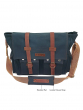 Canvas Laptop Compatible Messenger Bag - HTMB 03