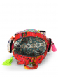 Ethnic Kantha Fabric Embellished Multi Backpack - HTBP 140