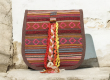 Handloom Fabric Embellished Sling Bag - HTCB 065