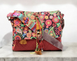 Canvas Embellished Laptop Messenger Bag - HTMB 081