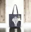 Canvas Printed Casual Tote Handbag - HTT 341