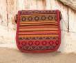 Handloom Fabric Embellished Sling Bag - HTCB 064